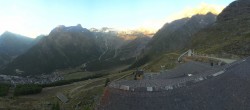 Archived image Webcam Saas-Fee: Hannig Mountain 01:00