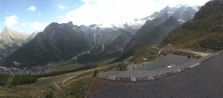 Archived image Webcam Saas-Fee: Hannig Mountain 10:00