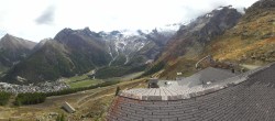 Archiv Foto Webcam Blick vom Hannig auf Saas-Fee 13:00