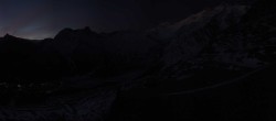 Archiv Foto Webcam Blick vom Hannig auf Saas-Fee 05:00