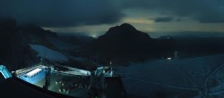 Archived image Webcam Panoramic view over the Dachstein Glacier 23:00
