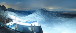 Archiv Foto Webcam Panoramablick Dachstein Gletscher 23:00