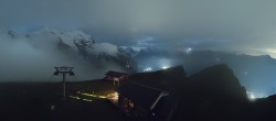 Archived image Webcam Top Station Lauberhorn 23:00