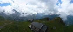 Archiv Foto Webcam Wengen: Bergstation Lauberhorn 13:00