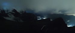 Archiv Foto Webcam Wengen: Bergstation Lauberhorn 03:00