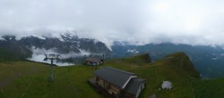 Archiv Foto Webcam Wengen: Bergstation Lauberhorn 17:00