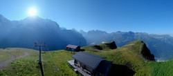 Archiv Foto Webcam Wengen: Bergstation Lauberhorn 18:00
