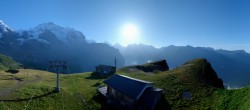 Archiv Foto Webcam Wengen: Bergstation Lauberhorn 22:00