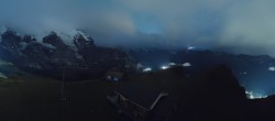 Archiv Foto Webcam Wengen: Bergstation Lauberhorn 23:00