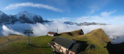 Archiv Foto Webcam Wengen: Bergstation Lauberhorn 08:00