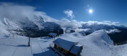 Archiv Foto Webcam Wengen: Bergstation Lauberhorn 01:00