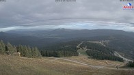 Archived image Webcam View from the top station at Großer Arber 07:00