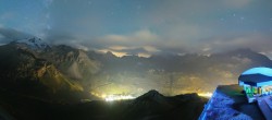 Archiv Foto Webcam Tignes: Bergstation Tovière 01:00