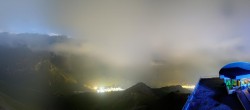 Archiv Foto Webcam Tignes: Bergstation Tovière 23:00