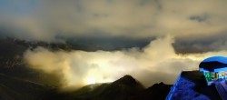 Archiv Foto Webcam Tignes: Bergstation Tovière 01:00