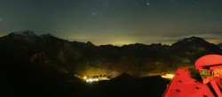 Archiv Foto Webcam Tignes: Bergstation Tovière 01:00