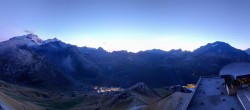 Archiv Foto Webcam Tignes: Bergstation Tovière 19:00