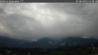 Archiv Foto Webcam Crans Montana: Hotel Le Splendide 11:00