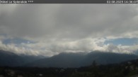 Archiv Foto Webcam Crans Montana: Hotel Le Splendide 13:00