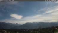 Archiv Foto Webcam Crans Montana: Hotel Le Splendide 13:00