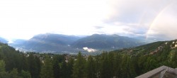 Archiv Foto Webcam Crans Montana: Panoramablick Höhenklinik 06:00