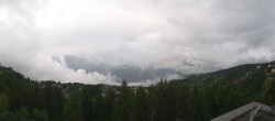 Archiv Foto Webcam Crans Montana: Panoramablick Höhenklinik 07:00