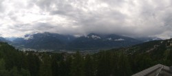 Archiv Foto Webcam Crans Montana: Panoramablick Höhenklinik 11:00