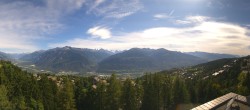 Archiv Foto Webcam Crans Montana: Panoramablick Höhenklinik 13:00