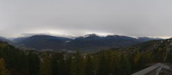 Archiv Foto Webcam Crans Montana: Panoramablick Höhenklinik 13:00