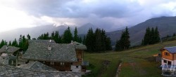 Archiv Foto Webcam La Rosiere - Chalet Le Planica 19:00