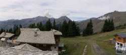 Archiv Foto Webcam La Rosiere - Chalet Le Planica 13:00