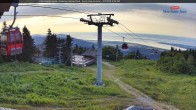 Archiv Foto Webcam Gipfelblick nach Süden - Mont Sainte Anne, Quebec 06:00