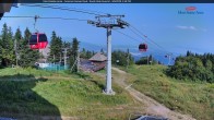 Archiv Foto Webcam Gipfelblick nach Süden - Mont Sainte Anne, Quebec 11:00