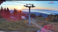 Archiv Foto Webcam Gipfelblick nach Süden - Mont Sainte Anne, Quebec 06:00