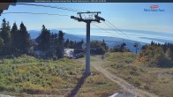 Archiv Foto Webcam Gipfelblick nach Süden - Mont Sainte Anne, Quebec 08:00