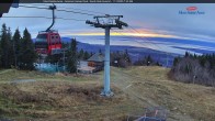 Archiv Foto Webcam Gipfelblick nach Süden - Mont Sainte Anne, Quebec 07:00