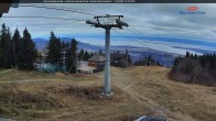 Archiv Foto Webcam Gipfelblick nach Süden - Mont Sainte Anne, Quebec 12:00
