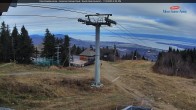 Archiv Foto Webcam Gipfelblick nach Süden - Mont Sainte Anne, Quebec 14:00