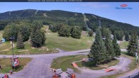 Archiv Foto Webcam Blick auf die Talstation des Mont Sainte Anne 10:00