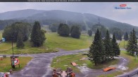 Archiv Foto Webcam Blick auf die Talstation des Mont Sainte Anne 18:00