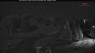 Archiv Foto Webcam Blick auf die Talstation des Mont Sainte Anne 19:00