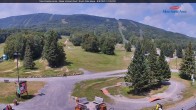 Archiv Foto Webcam Blick auf die Talstation des Mont Sainte Anne 07:00
