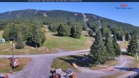 Archiv Foto Webcam Blick auf die Talstation des Mont Sainte Anne 03:00