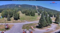 Archiv Foto Webcam Blick auf die Talstation des Mont Sainte Anne 05:00