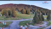Archiv Foto Webcam Blick auf die Talstation des Mont Sainte Anne 06:00