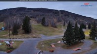 Archiv Foto Webcam Blick auf die Talstation des Mont Sainte Anne 16:00