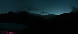 Archiv Foto Webcam Blick von der Tanatzhöhi im Skigebiet Splügen 23:00