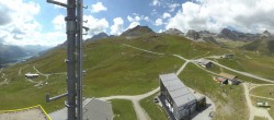 Archived image Webcam Corviglia - Panoramic view Piz Nair 13:00