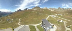 Archiv Foto Webcam Corviglia St. Moritz: Panorama Piz Nair 09:00