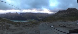 Archiv Foto Webcam Corvatsch: Panorama Murtel 19:00
